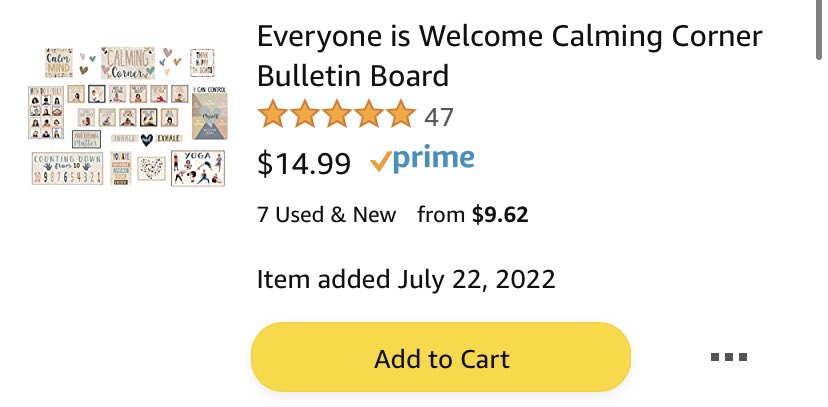 MsStubbs3's tweet image. Teachers, drop your list below! It’s Sprinkle Sunday! 💙💚💛🧡❤️💜 RT this post and for others if you are able to! 

I am hoping to get these last 3 items to complete my calm corner in my classroom. 😌 #clearthelist #clearthelist2022 #BacktoSchool2022 amazon.com/hz/wishlist/ls…
