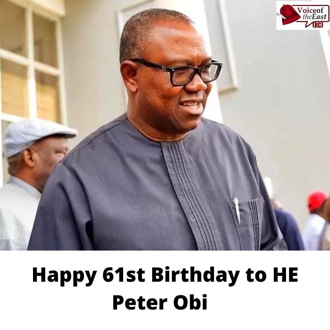 If you love Peter Obi, gather here

Happy birthday Your Excellency 
