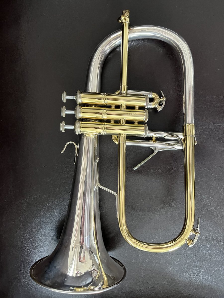 MAXTONE フリューゲルホルン B管 ゴールドラッカー仕上げ FH-50L