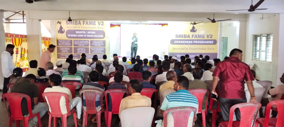 shibafame's tweet photo. #shibafamev2 tremendous physical meeting was concluded today in Ugarkhurd (Karnataka) under the guidance of Nikam sir.
๐๐๐๐๐ฐ๐ฐ๐ฐ๐ฐ
100 new holders also bought tokens today in karnataka
#SFV2
#SHIBAFAME
#SHIBAFAMEV2
#Cryptocurency https://t.co/7J6WnRW9I2
