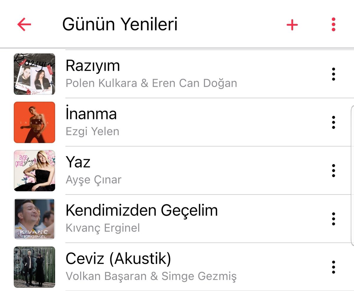 "Yaz" Apple Music Türkiye Günün Yenileri Çalma Listesi'nde!
apple.co/3z48xsj
<a href="/AppleMusic/">Apple Music</a> <a href="/Erenhakan/">Hakan Eren</a> <a href="/Ossimuzik/">Ossi Müzik</a> <a href="/gamzekb/">Gamze Karaman Bostan</a> <a href="/AliBostann/">Ali Bostan</a> <a href="/maksimum_medya/">Maksimum Medya</a> #AyşeÇınar #YAZ #SezenAksu