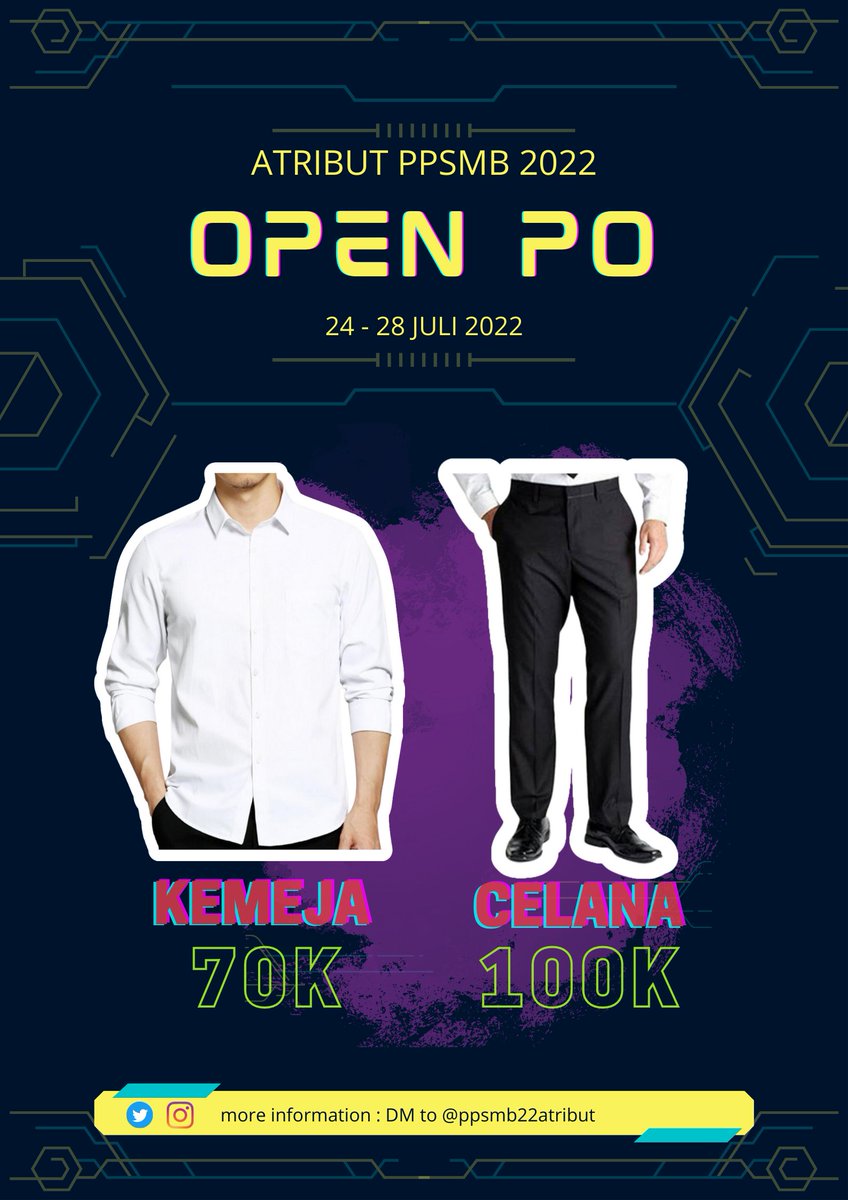 ppsmb22atribut's tweet photo. ATRIBUT PPSMB UGM 2022! SUPER MURCE!
💯TRUSTED & AFFORDABLE
HALO GAMADA! UNTUK MEMENUHI PERSYARATAN ATRIBUT PPSMB UGM 2022 DARIPADA RIBET MENDING LANGSUNG CUS AJA JASTIP DI
@PPSMB22ATRIBUT!
IRIT WAKTU, UANG, & TENAGA😎
#ugm #ppsmbugm2022 #atributppsmb #universitasgadjahmada https://t.co/ENGQWz1hNK