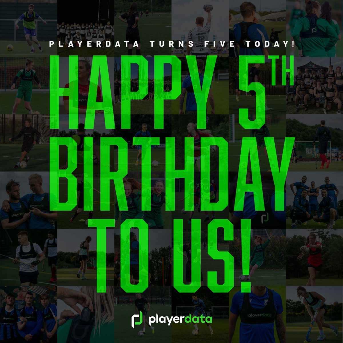 And just like that, PlayerData turns 5 today 🥳🎉

Today we celebrate our amazing #PlayerDataCommunity for making it all possible. To have had the opportunity to help thousands of athletes discover their true potential through the use of data has been a dream come true 🙌.