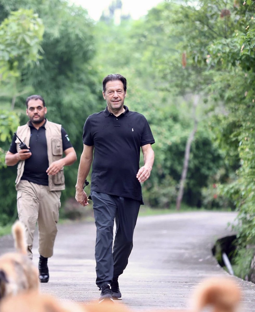 PTIofficial's tweet photo. Chairman PTI @ImranKhanPTI earlier today. https://t.co/x3DLS5pp1X