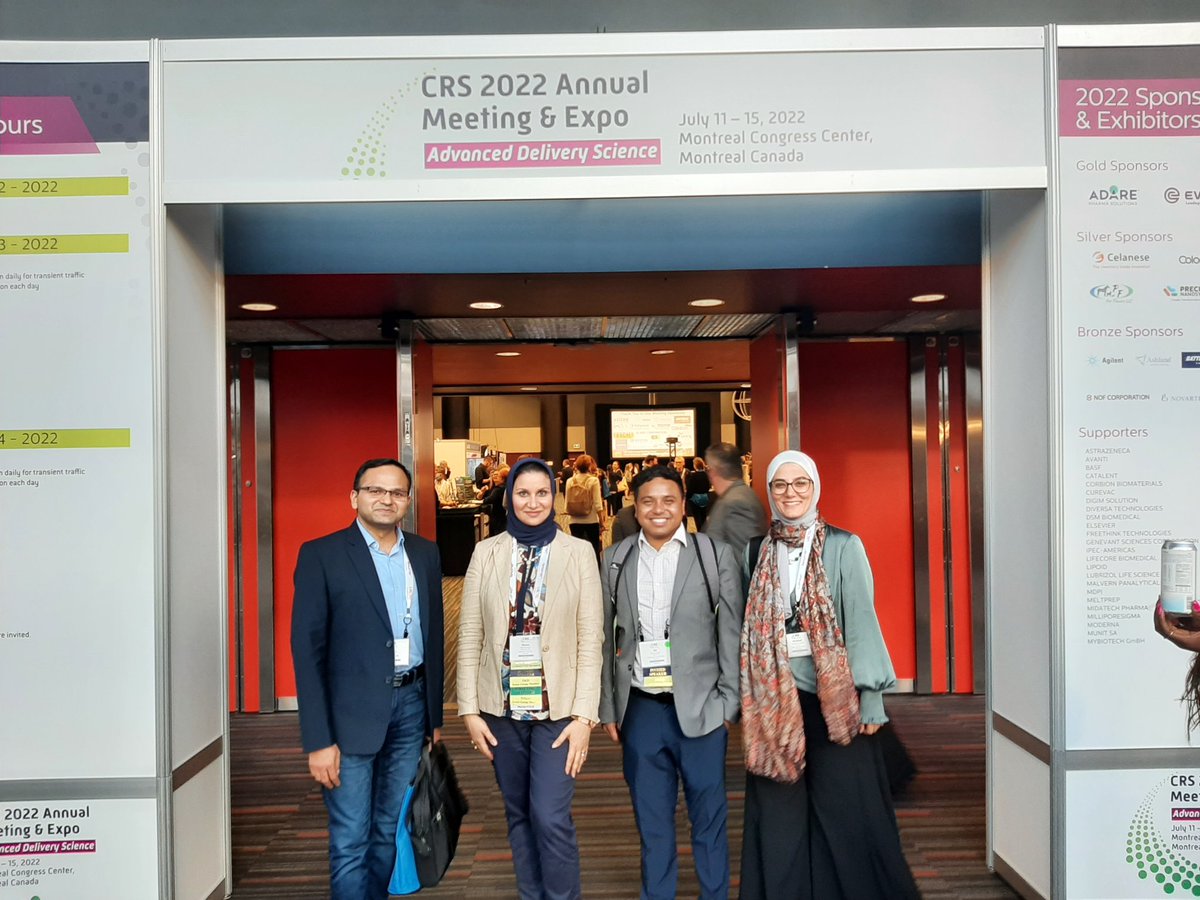 Marwa Sallam (@drmarwasallam) on Twitter photo <a href="/CRS_YSC/">Young Scientist Committee YSC-CRS</a> <a href="/CRSScience/">Controlled Release Society</a> Meeting amazing people in person for the first time and reunion with old friends and colleagues <a href="/CRS_FG_Oral/">CRS Oral Delivery Focus Group</a> <a href="/CRS_FG_NANO/">CRS NANO</a> <a href="/CRS_YSC/">Young Scientist Committee YSC-CRS</a> <a href="/CRSScience/">Controlled Release Society</a> Meeting amazing people in person for the first time and reunion with old friends and colleagues <a href="/CRS_FG_Oral/">CRS Oral Delivery Focus Group</a> <a href="/CRS_FG_NANO/">CRS NANO</a>