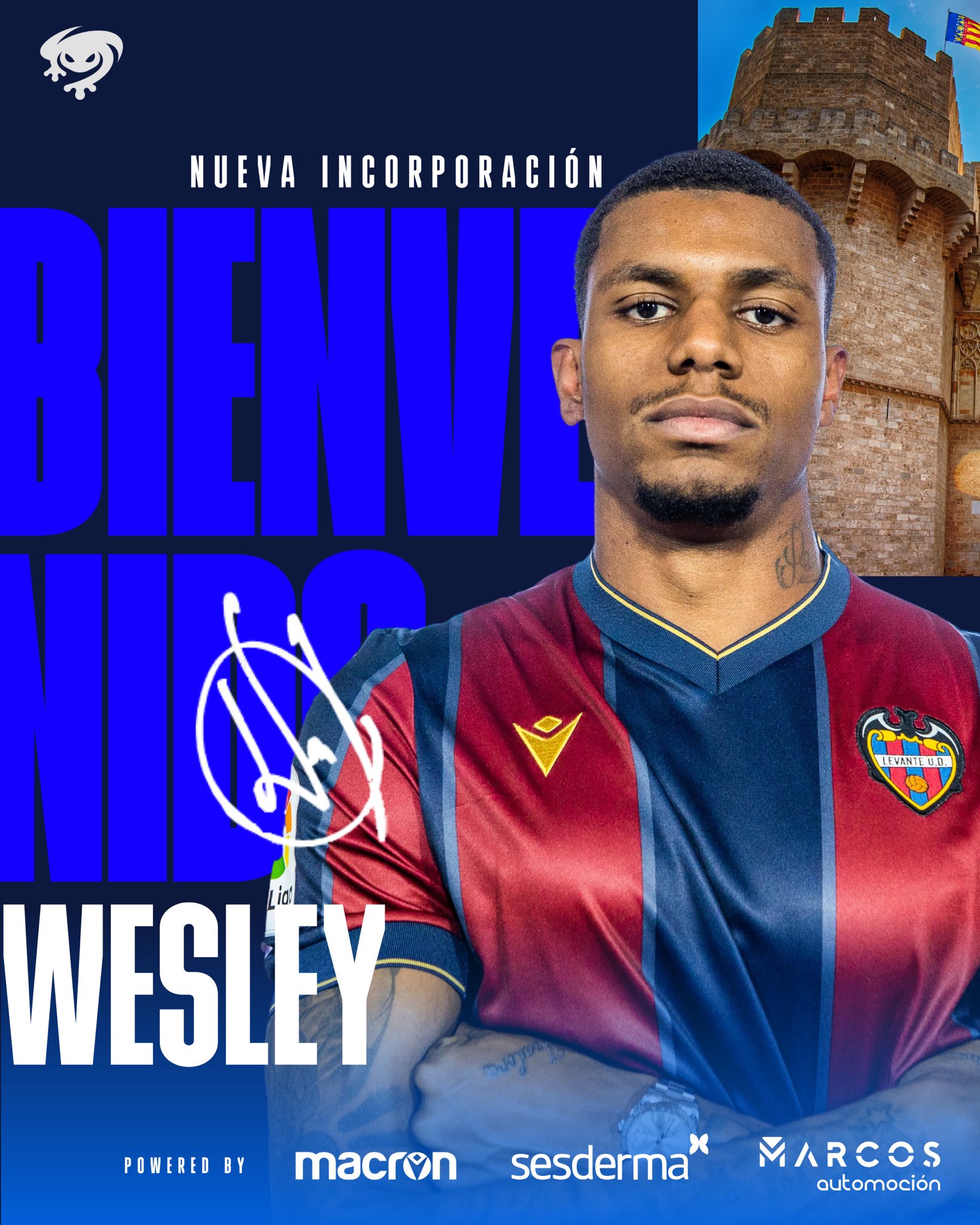 Após deixar o Inter, Wesley Moraes chega à Espanha para ser apresentado  pelo Levante, futebol