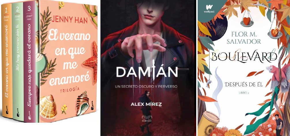 The Winner Trends on X: Los tres libros juveniles más vendidos esta  semana. 24/7/2022 Fuente: #CasadelLibro 1) #trilogiaelveranoenquemeenamore:   2) #Damian:  3) #Depuesdeel:   https