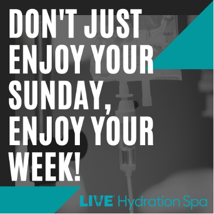 HydrationSpa's tweet photo. 💧 If you have an hour for lunch, we have an IV hydration bag for you! 💧
💉 If you have 30 minutes for lunch, we have a vitamin B12 injection for you!
Don’ wait till the weekend to treat yourself - with LIVE Hydration Spa, ANY day can be a treat!
https://t.co/e5HsVJQ2jt https://t.co/Ub3ETe29Yk
