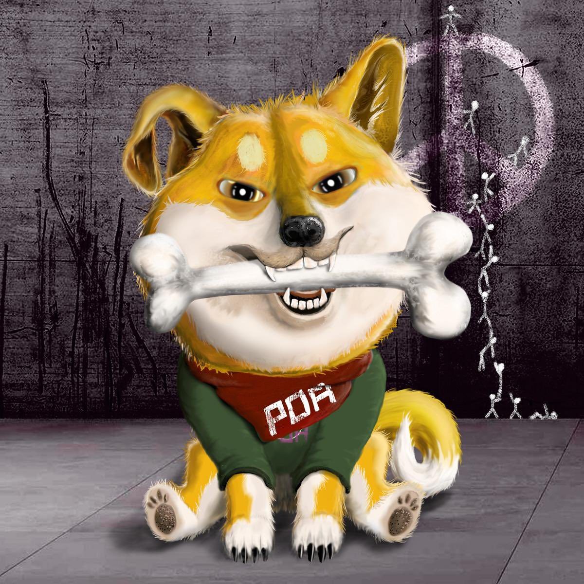 Happy Sunday!  
Pups of Anarchy Giveaway! 
We are giving away this POA NFT to one lucky member!  
To be eligible you MUST:
☑️ Like,Retweet and Tag 3 Friends
☑️ Join: discord.gg/PupsOfAnarchy
☑️ Say “POA is here” in general chat

48hrs to enter

#cnft #CNFTGiveaway #CNFTCommunity