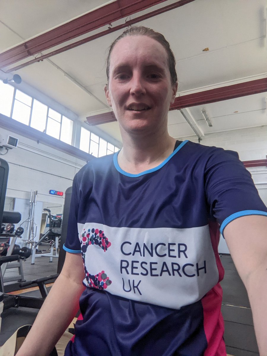 RacetrackLives's tweet photo. Completed 5km on the treadmill today for the @CR_UK #RaceforLifeforSarah at home. #FrakCancer https://t.co/Ls87ebMqT1