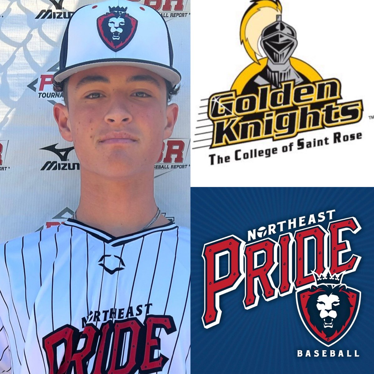 NEPridebaseball's tweet photo. 🚨Commitment Alert 🚨’23 Daniel Bello (Valley Central, NY) has committed to D2 College of St Rose in Albany, NY! Congrats to Danny &amp; his family!
#lionsquad #anothaone #anotherpridecommit #ourplayersgoplaces #collegebound https://t.co/WMWREzHeNB