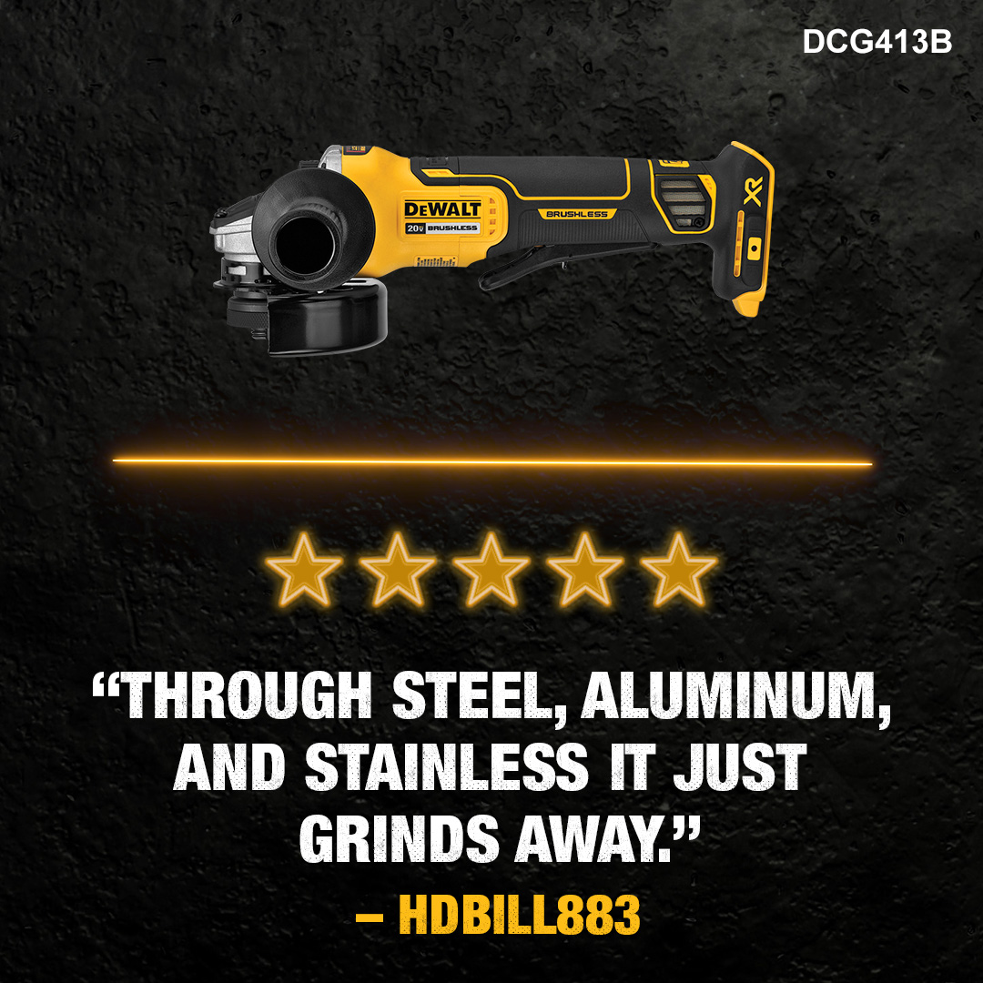 DEWALTtough's tweet photo. The reviews are in. DEWALT XRⓇ tools pair unmatched performance with powerfully advanced features to help you produce five-star work, every time.
#DEWALTTOUGH #XR #EXPERIENCEPOWER #PowerTools #Construction #ToolsOfTheTrade https://t.co/jDl8u340B5