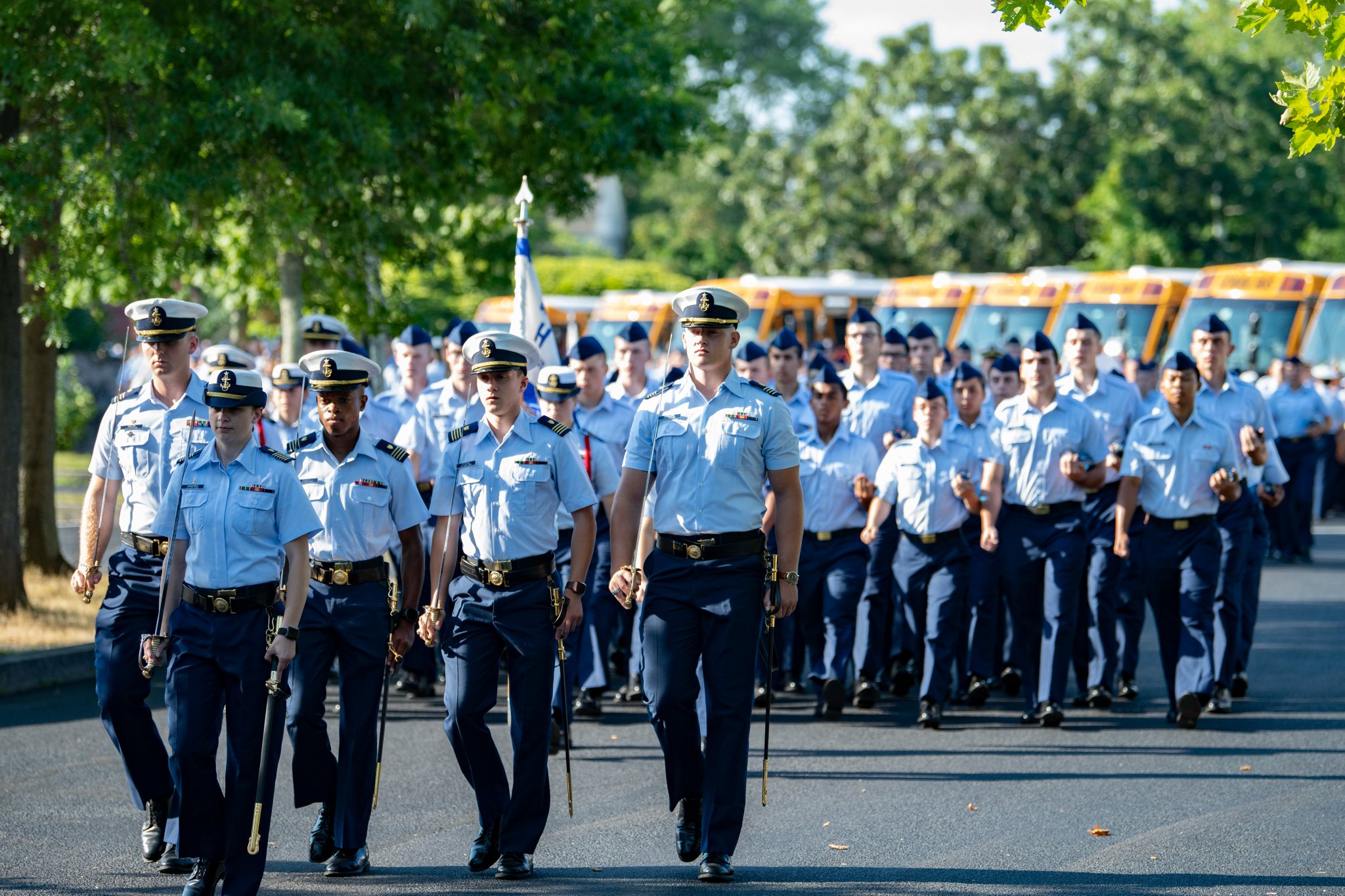 U.S. Coast Guard Academy on Twitter "The Mystic Flag Ceremony for the Class of 2026 was held