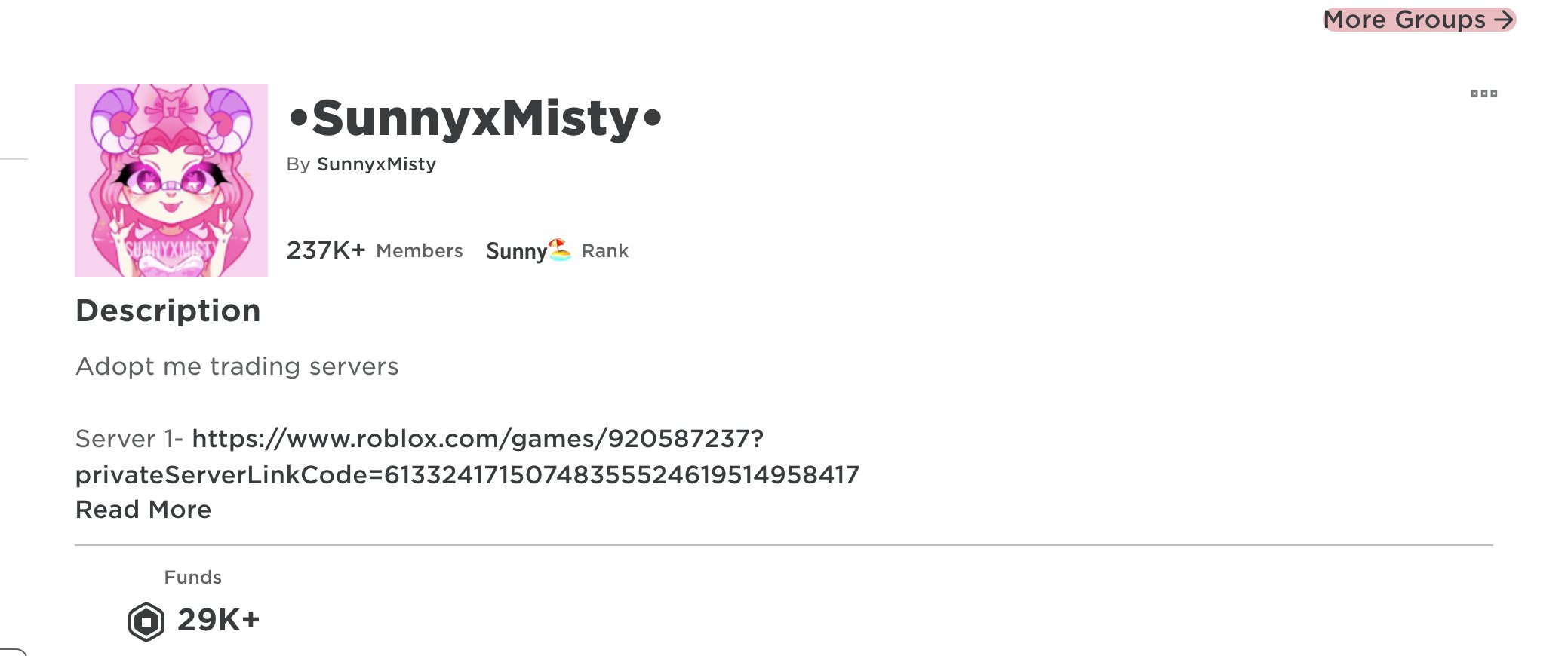 SunnyxMisty on X: Use star code sunny when you buy robux or