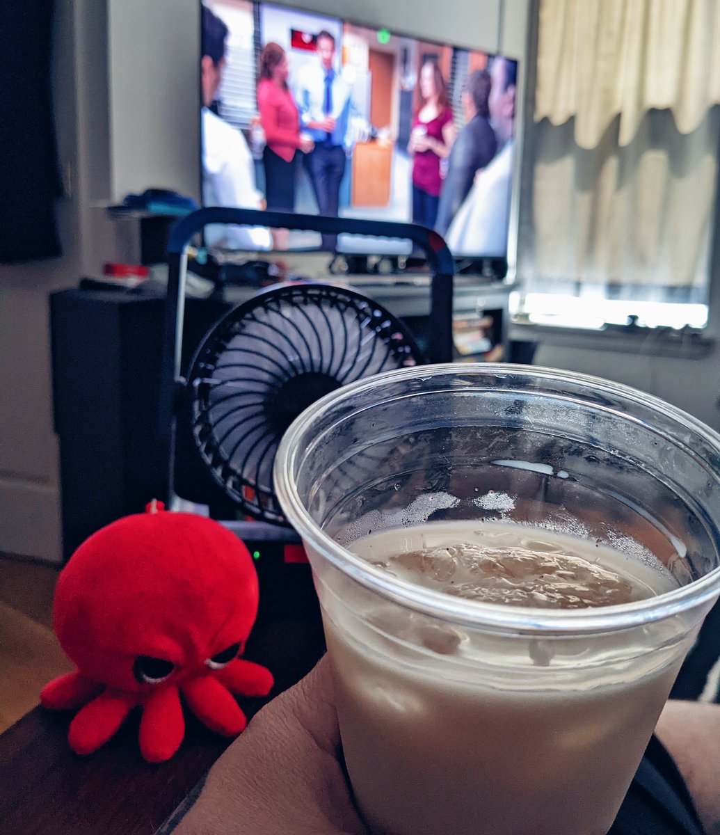 Excessively warm weekends are for horchata and The Office.