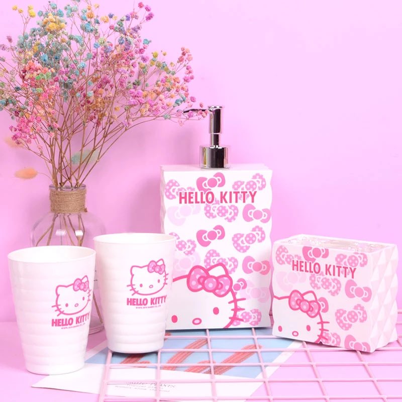 sanrio daily on Twitter: "hello kitty bathroom set 💫"