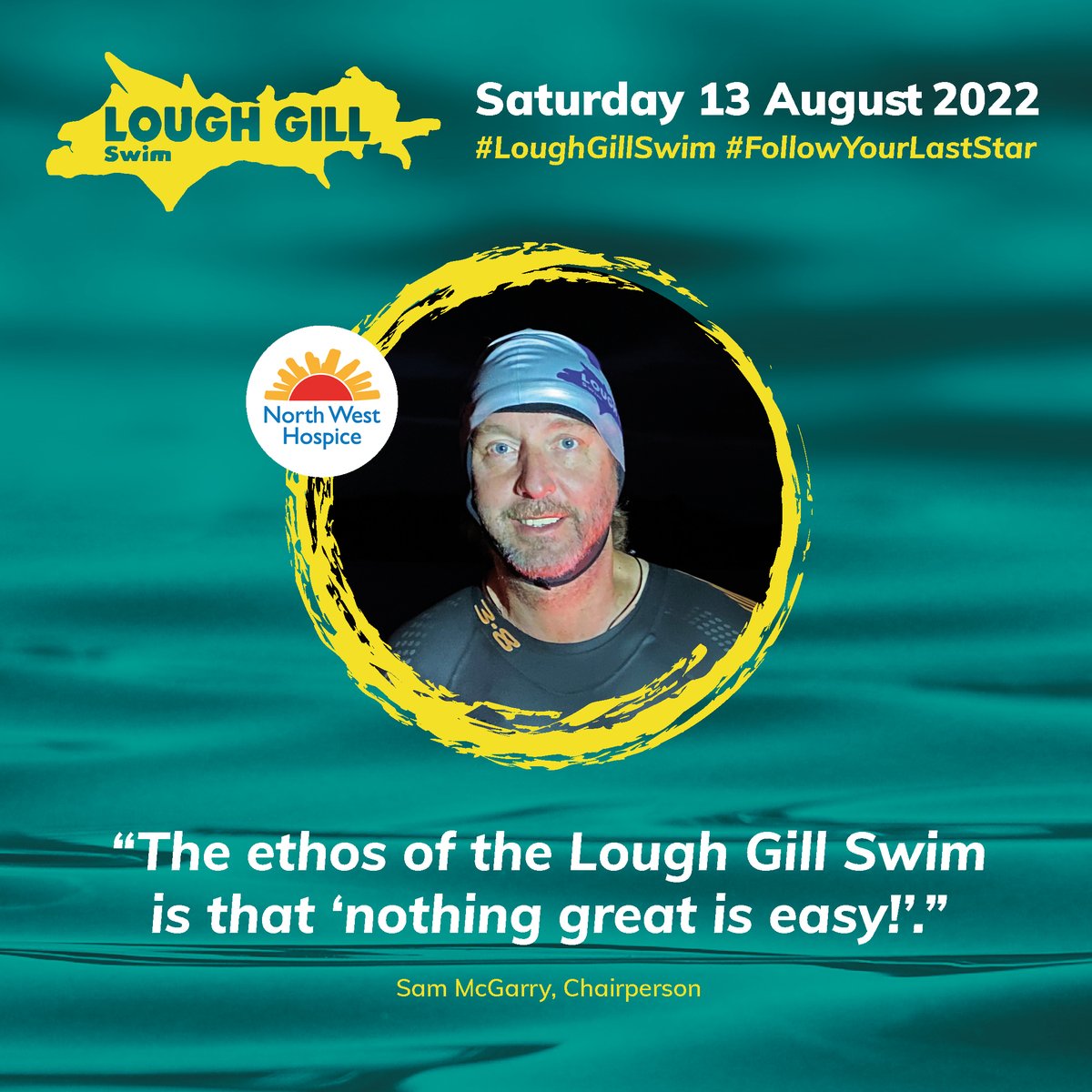 "Nothing great is easy" - Words to live by.

Get involved: linktr.ee/loughgillswim 🏊‍♀️ 🏊‍♂️

#LoughGillSwim #NorthwWestHospice #Ireland #LakeSwim