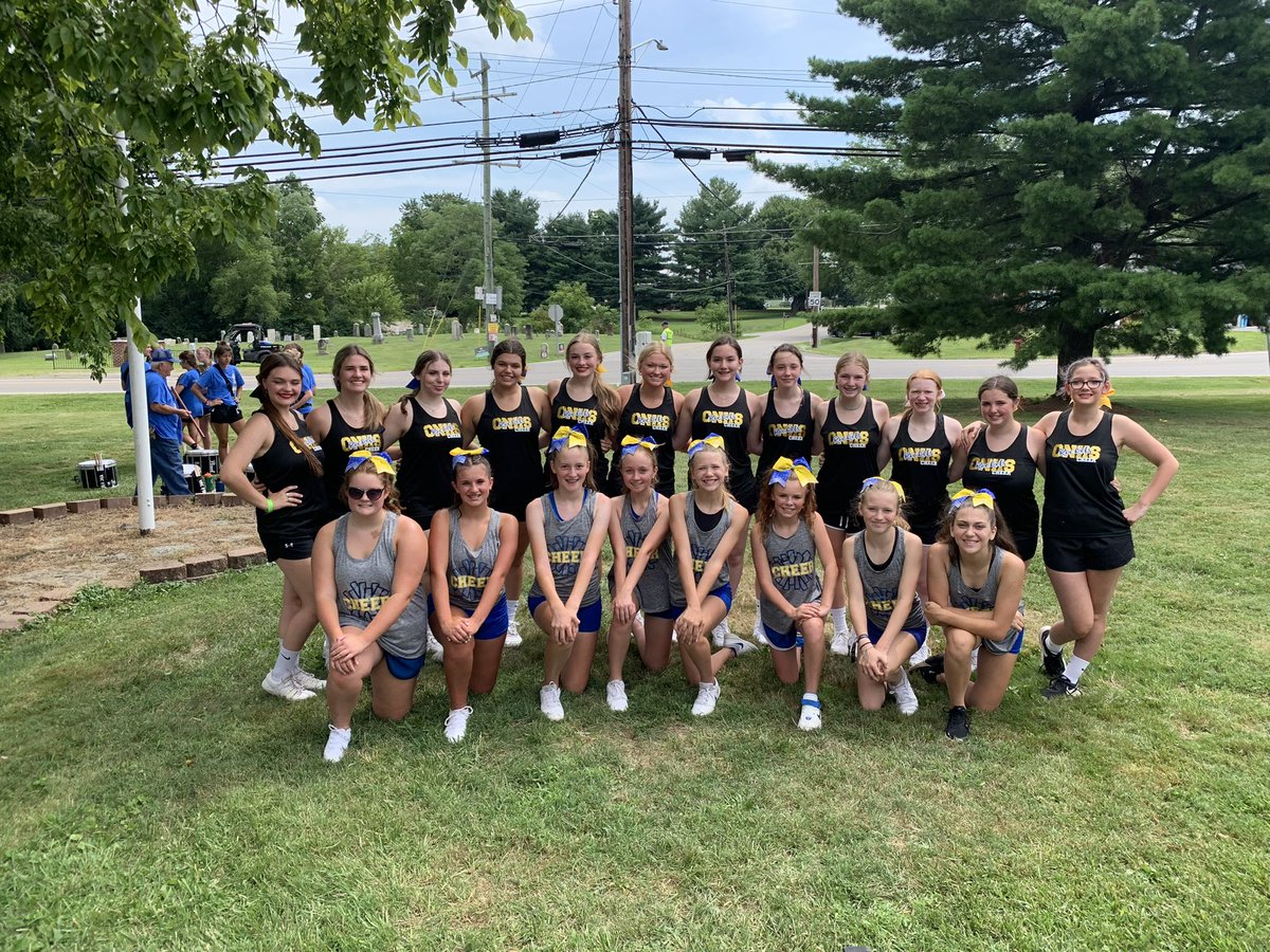 <a href="/CNEAthletics/">CNE Athletics</a> <a href="/CNEMiddle/">CNE Middle</a> <a href="/CNEHighSchool/">CNE High School</a> cheerleaders getting ready for the parade!