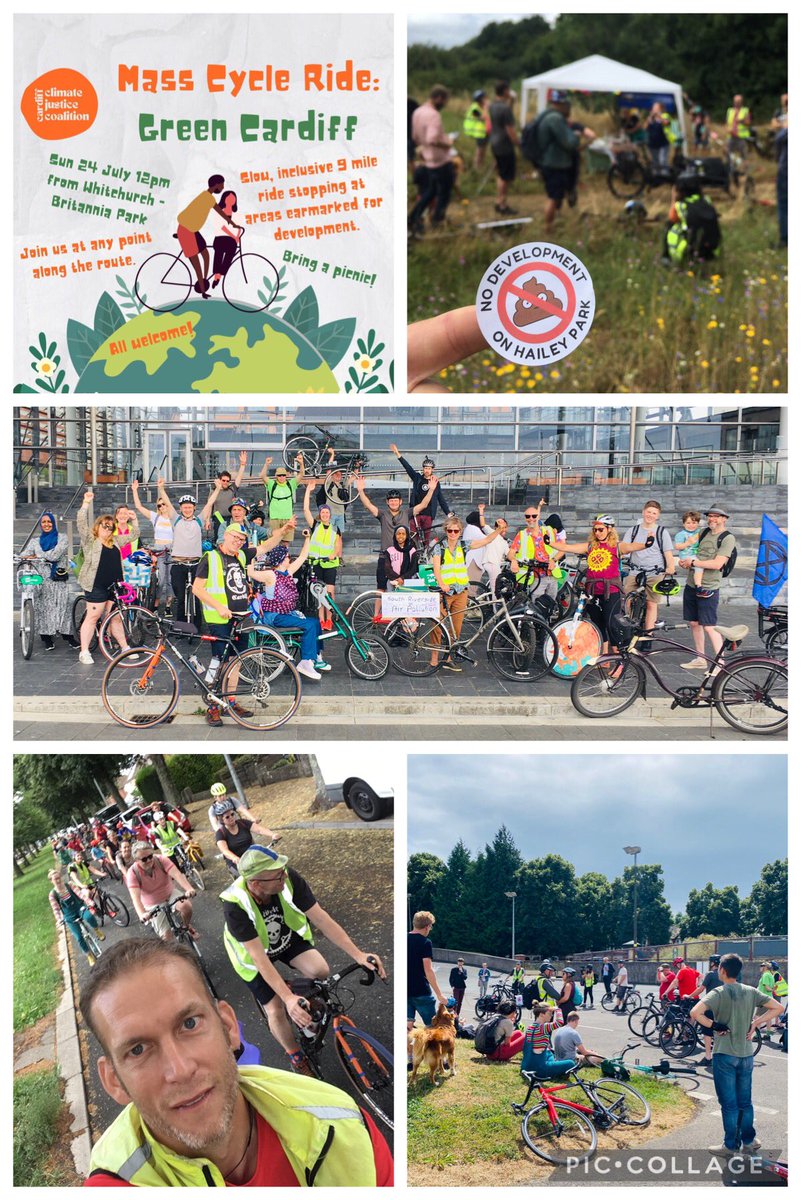 Hamish Belding (@bikewalkscoot) on Twitter photo Great turnout for <a href="/CardiffCOP26/">Climate Justice Coalition Cymru</a> #DeedsNotWords mass cycle ride via #GreenSpace in Cardiff earmarked for development including Northern Meadows, Hailey Park, Maindy Velodrome & Britannia Park! Amazing to see cross-campaign support on the ride! ๐ด๐ผโโ๏ธ๐ณ๐ด๐ผ๐ด๐ผโโ๏ธโ๐ผ๐ฃ๐ด๓ ง๓ ข๓ ท๓ ฌ๓ ณ๓ ฟ #TruthToPower #XR Great turnout for <a href="/CardiffCOP26/">Climate Justice Coalition Cymru</a> #DeedsNotWords mass cycle ride via #GreenSpace in Cardiff earmarked for development including Northern Meadows, Hailey Park, Maindy Velodrome & Britannia Park! Amazing to see cross-campaign support on the ride! ๐ด๐ผโโ๏ธ๐ณ๐ด๐ผ๐ด๐ผโโ๏ธโ๐ผ๐ฃ๐ด๓ ง๓ ข๓ ท๓ ฌ๓ ณ๓ ฟ #TruthToPower #XR