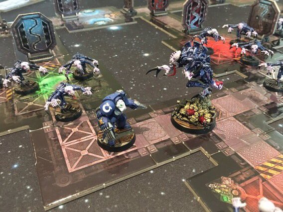 tomjmegan's tweet photo. It’s #SpaceHulkSunday!

Brother Fisticuffs, Terminator Assault Squad Spartacus, 1st Company, Ultramarines doing the Emperor’s work deep inside the SpaceHulk codified*Bringer of Darkness*.
.
#SpaceHulk #Ultramarines #WH40K #WarhammerCommunity #CourageandHonour #KnowNoFear https://t.co/KctaLnc4aL