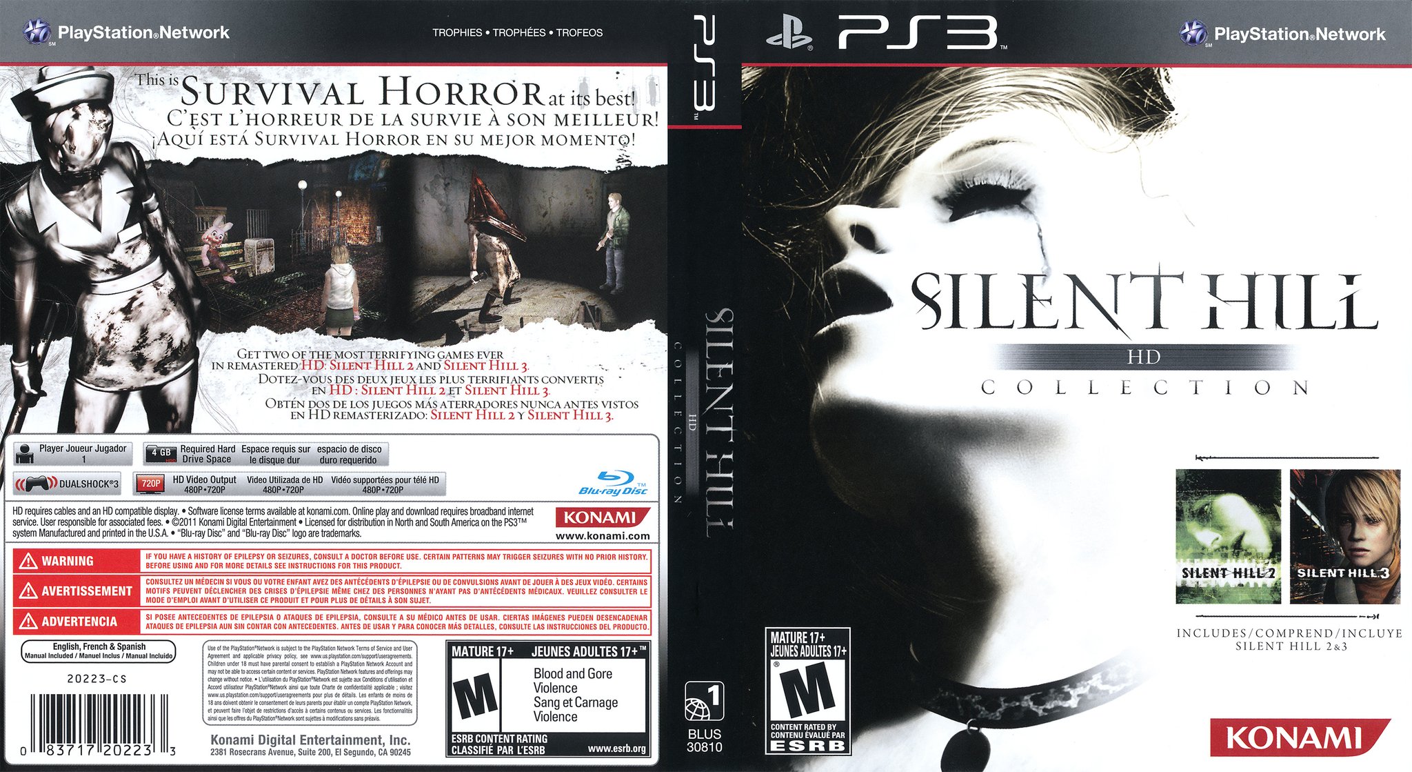 Silent Hill HD Collection - Playstation 3