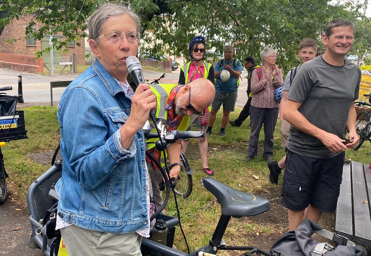 🚴🏼 💚 Epic day out with <a href="/MaindySave/">Save Maindy Velodrome!</a> <a href="/CardiffSave/">Save the Northern Meadows 🍃💚🍃</a> <a href="/HaileyPkCardiff/">Friends of Hailey Park | Cyfeillion Parc Hailey</a> <a href="/CardiffCivicSoc/">Cardiff Civic Society</a> <a href="/SRCDC_Cardiff/">South Riverside Community Development Centre</a> <a href="/BikeWalkScoot/">Hamish Belding</a> thanks Team!!