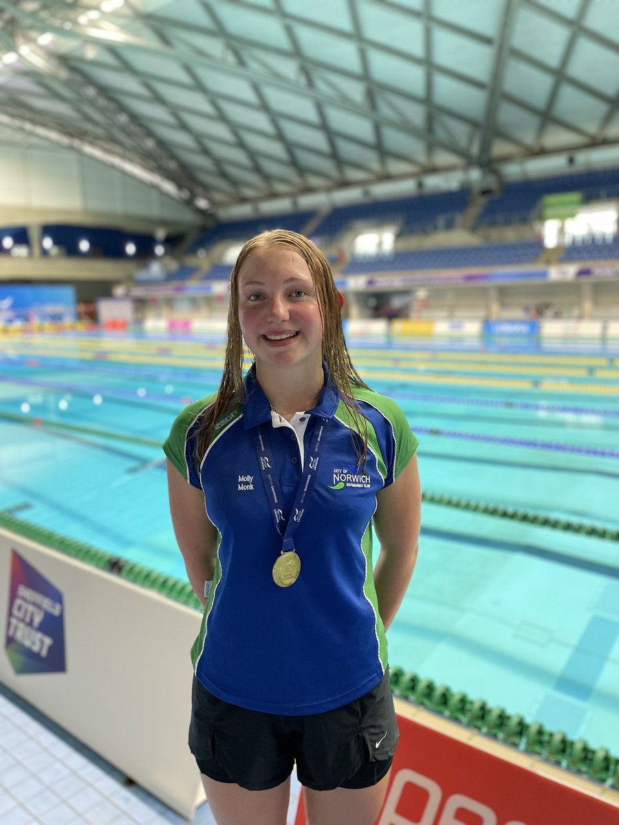 AlexPinniger's tweet photo. Molly Monk 18 years British #SummerChamps22 champion! Congratulations Molly! #becomeyourbest https://t.co/b5apbJh38p