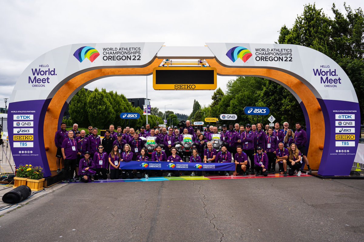 Just finishing World Athletics in Oregon then back to the UK for the Commonwealth Games