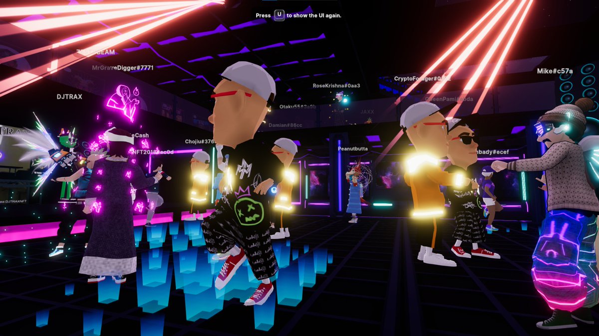 Just in case you missed it...

Much love💜 to <a href="/EmpressRaeon/">Raeon.ai</a> for vibing with us!
You're right, we do have the best view in the Metaverse and the #RageClub is jumping. 

Check out the <a href="/Twitch/">Twitch</a> stream: twitch.tv/videos/1540705…

Thank you again <a href="/DJTRAXNFT/">TRAX & DJ T-RAX</a> for the meta-beats.