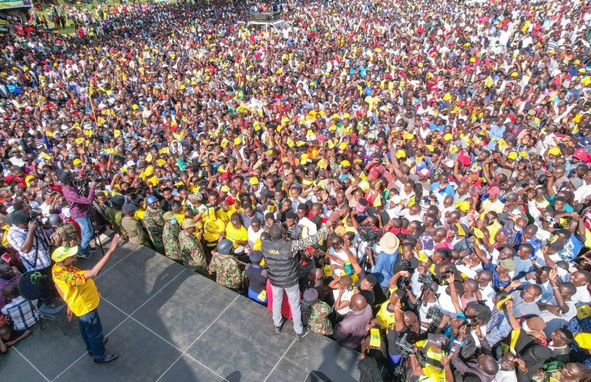 WilliamsRuto's tweet photo. Hustler Nation in Kisii Sports Club. https://t.co/WRsEJh9wVA