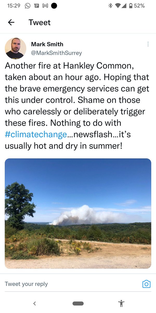Delbertcosworth's tweet photo. @wirereporter Fire in surrey https://t.co/0PN0k3Tx9o