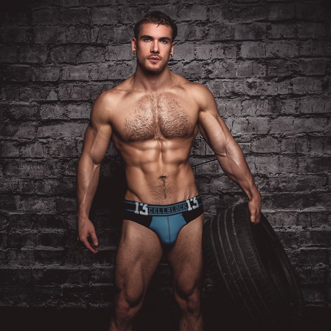 He never gets "tired" ? Model Joel Hansem by @PaulJamnicky ? 
.
@UndwrFanatic @MenInUnderwearC @SpectacularBody