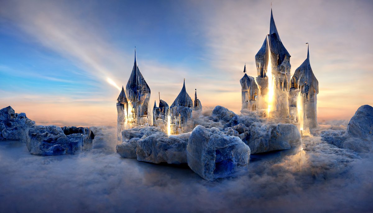 CodeAndDot's tweet image. Arctic kingdom, aurora lights in the night sky, 3D render #AiArtwork #aiart #midjourney #MidjourneyAI #discodiffusion #NFTartist #nftart