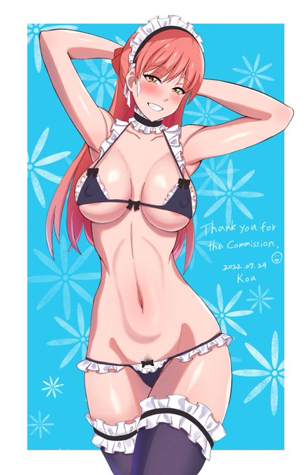 skebでメイドビキニ着た桃瀬成海ちゃん描かせて頂きました。
ご依頼感謝です