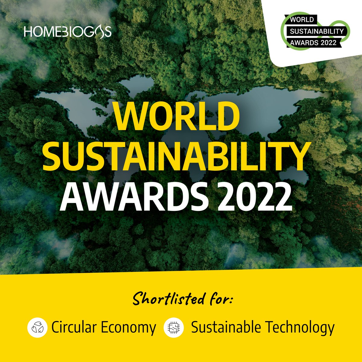 We're absolutely thrilled to announce that we've been shortlisted for the World Sustainability Awards 2022 in two categories:
🟡Circular Economy
🟡Sustainable Technology
check out the full shortlist: worldsustainabilityleaders.com/events/awards/…

Thanks <a href="/SusLeaders/">Sustainability Leaders</a> !
