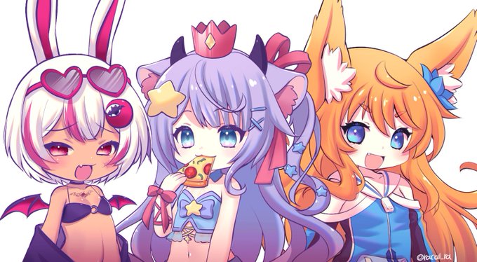 Alice C. Alucard  @AliceAlucard_VT
MariKururi  @MariKururi
Zephyril  @ZephyrilXR 