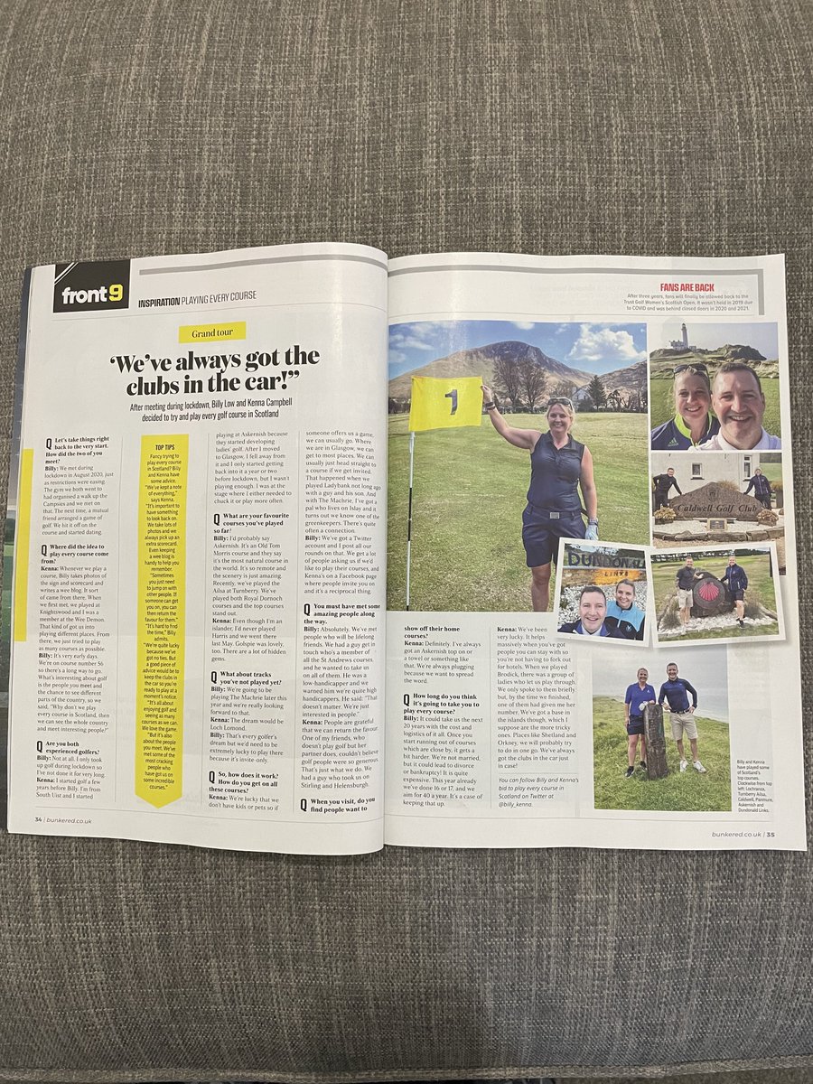 BILLY & KENNA, GOLF 🏴󠁧󠁢󠁳󠁣󠁴󠁿🏌️🏌️‍♀️ tweet media