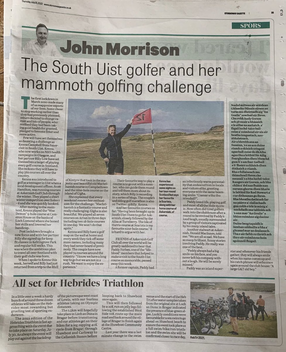 BILLY & KENNA, GOLF 🏴󠁧󠁢󠁳󠁣󠁴󠁿🏌️🏌️‍♀️ tweet media