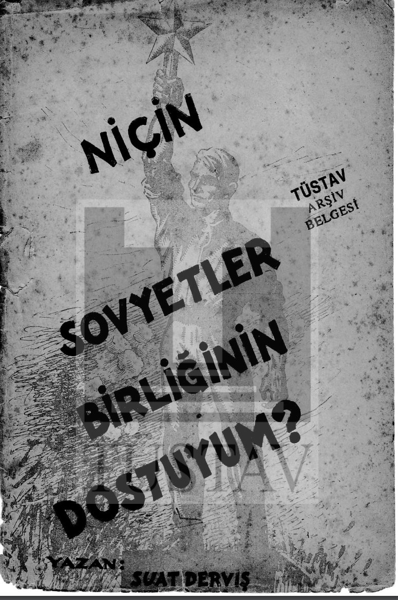 50. ölüm yıldönümünde Suat Derviş’in dönemin nazi hayranı ırkçı-türkçü anti-komünistlerine karşı Sovyetleri ve Türk-Sovyet dostluğunu savunduğu 1944 tarihli kitapçığı da dikkate değer. 
O cesur kadının anısına saygıyla...

(Teşekkürler <a href="/tustav92/">TÜSTAV</a>) 

tustav.org/yayinlar/kutup…