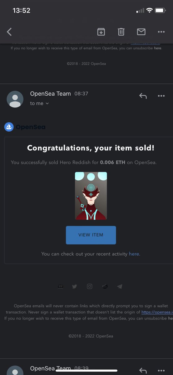 🚨 Sale warning

Thank you ❣️ i am so happy💚 
LFG🔥🔥🔥

#NFTs  #NFTCommunity  #nftcollector