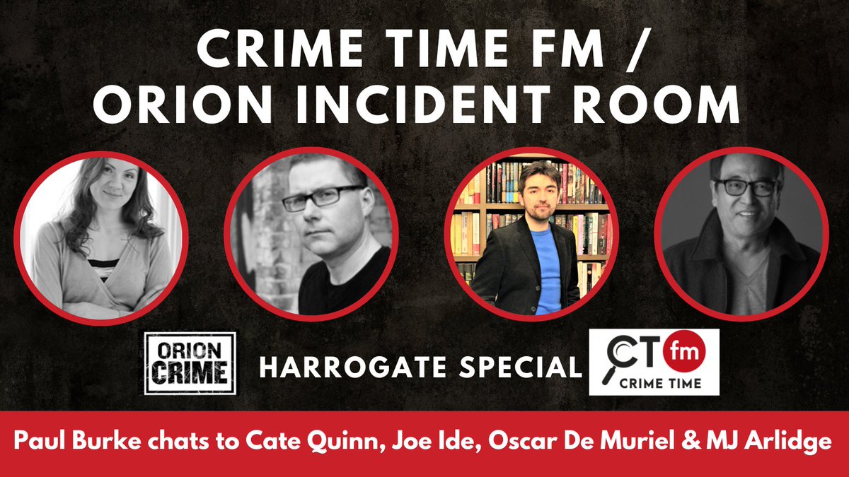 Got the returning from Harrogate blues? CRIME TIME -ORION SPECIAL bit.ly/3v9YZLo spoti.fi/3tYFtQd apple.co/3znb7b5 @CathWritesStuff @mjarlidge @OscardeMuriel & @JoeIdeTweets @orionbooks @eturns_112 @orion_crime