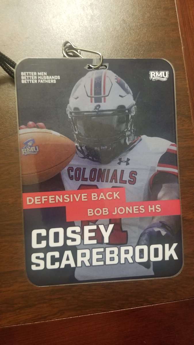 Thank you for the opportunity! Robert Morris University committed