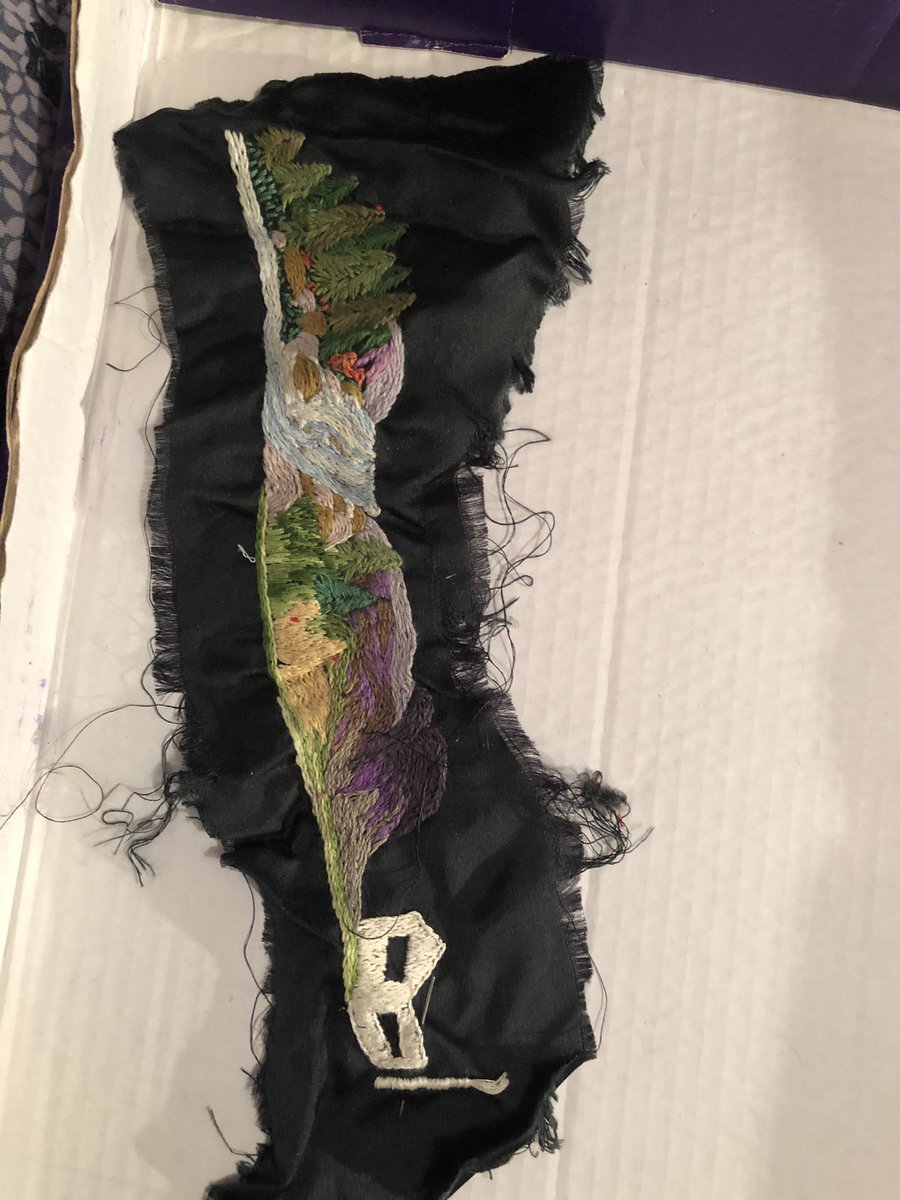ATGbear's tweet photo. Mum found a whiskey hat she’d been embroidering fit @ToddyFur it made us 😞 https://t.co/50OXOaF1ls