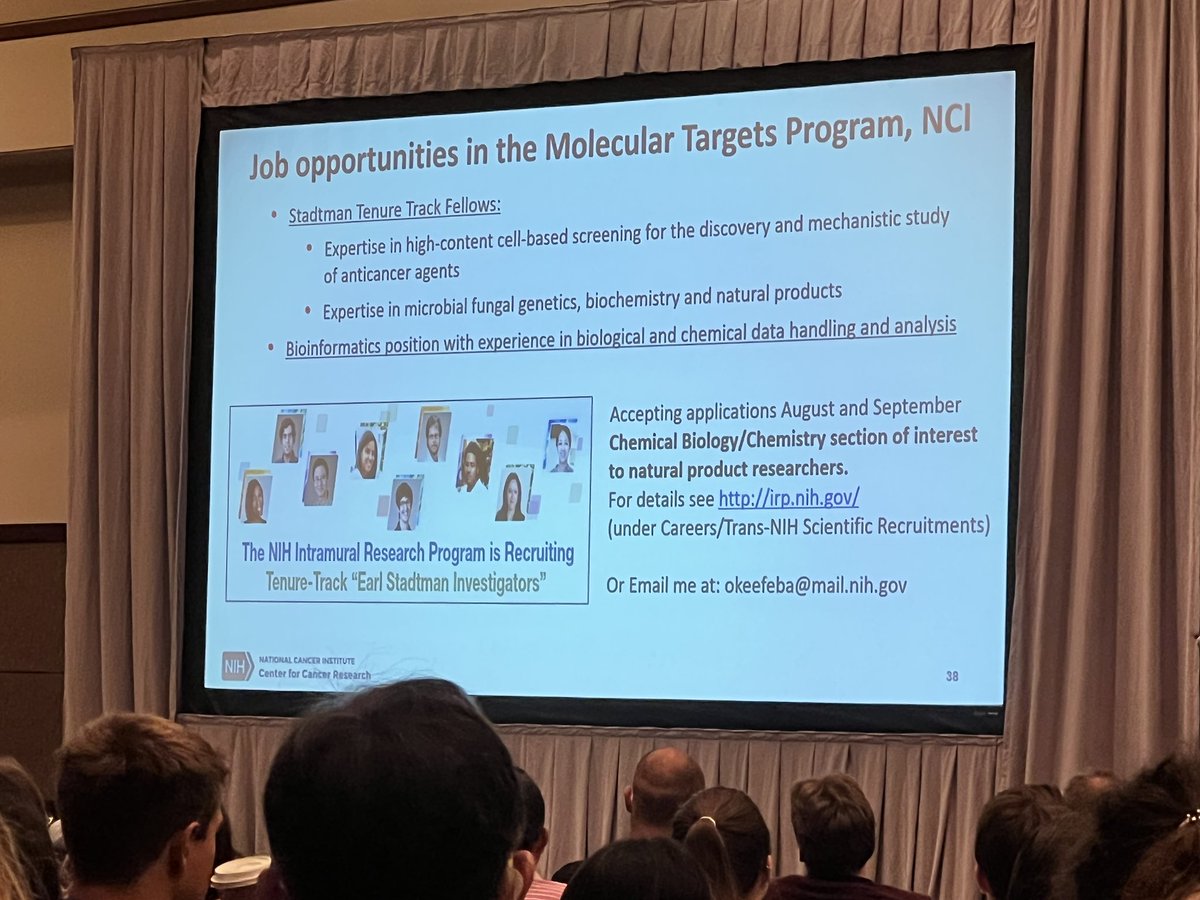 Barry O’Keefe giving a fantastic talk on Griffithsin for #SARSCoV2 at #ASP2022 #2022ASP <a href="/pharmacognosy/">pharmacognosy.us</a> <a href="/theNCI/">National Cancer Institute</a>  (they’re also hiring)