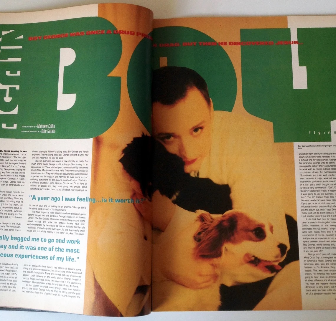 Does anybody has proper scans of this article?
i-D No. 78 March 1990
#i_D #KateGarner #BoyGeorge