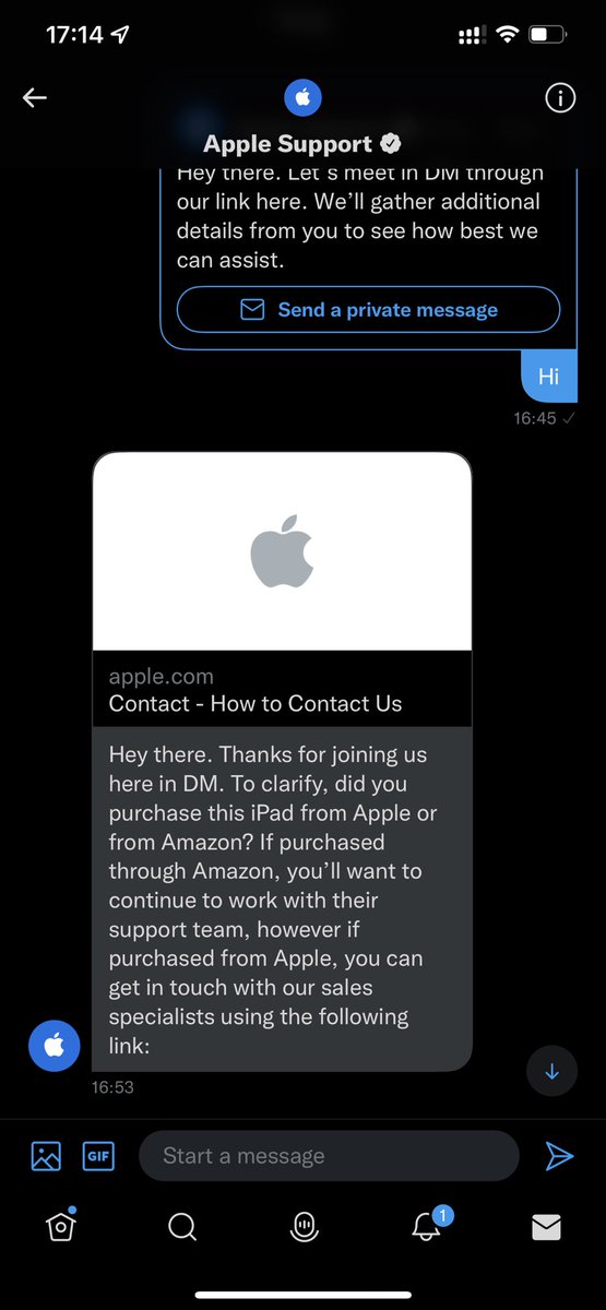AshinRoyPV's tweet photo. @AmazonHelp @amazon @AmazonHelp , please find the response from Apple support, https://t.co/9jiDYsKbGq