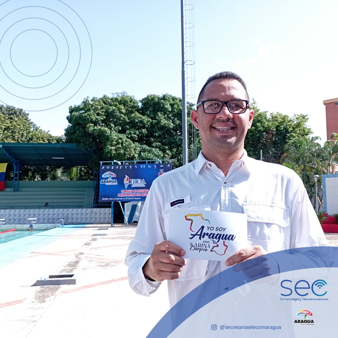 Secretario de Telecomunicaciones, Elvis Cedeño, presente en la segunda emisión del programa "Yo Soy Aragua"
#AraguaEsDeporte #YoSoyAragua