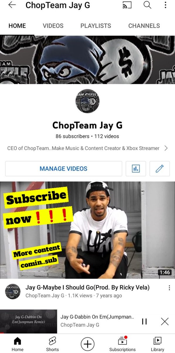 JayGizzle89's tweet photo. Subscribe to my YouTube #ChopTeam #YouTube #Subscribe https://t.co/WqBBTRxKHk