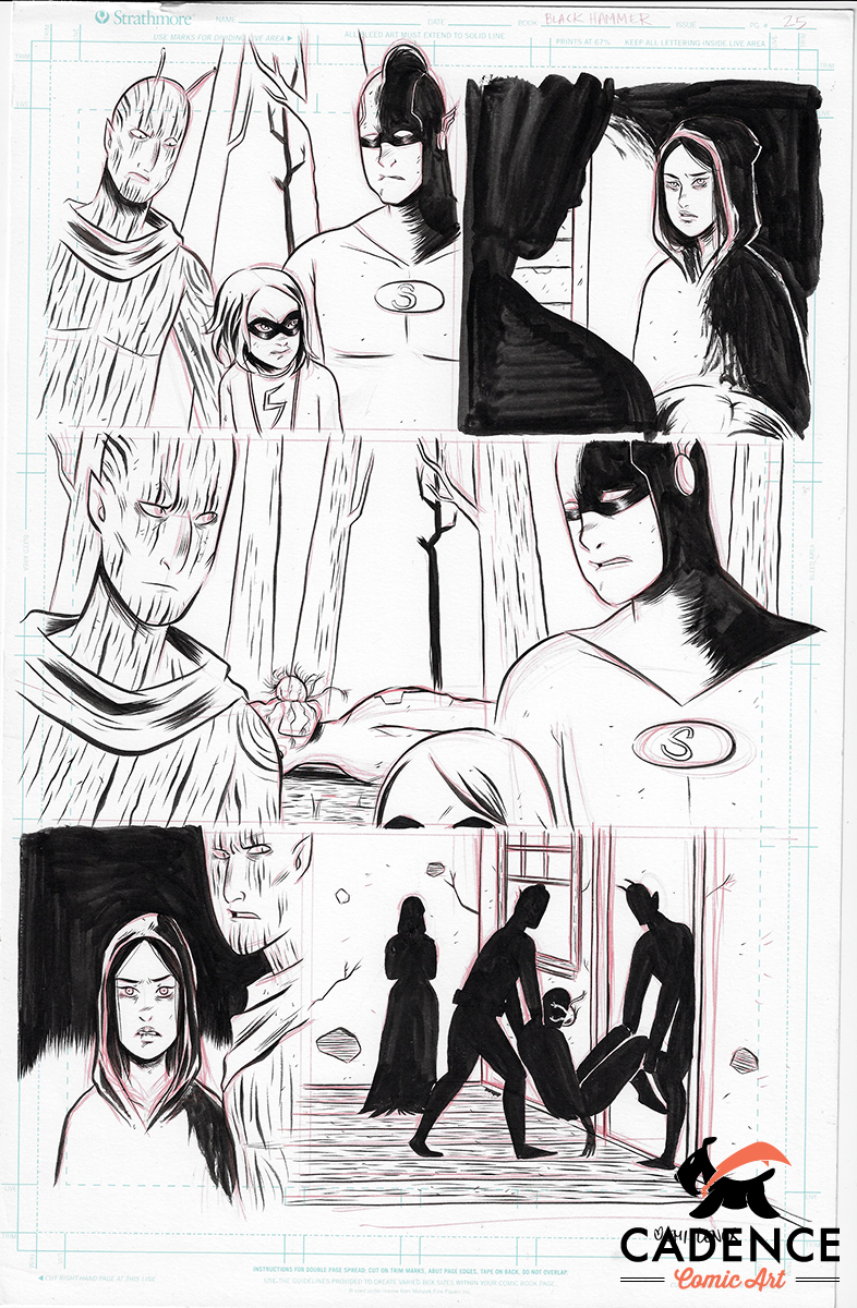CadenceComicArt's tweet photo. 🚨#OriginalComicArt Spotlight🚨

Black Hammer (Dark Horse) Giant Size Annual Page 25 by @emi_lenox.

https://t.co/EkZBGtRttn https://t.co/1ZgVozpZ8l