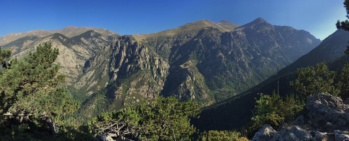calcalau's tweet photo. Circular amb sortida i arribada a #serrat, la @vallderibes al fons, panoramica amb les imponens roques de #totlomon flanquejades per el #puigmai i #torreneules  eltorrent de #maçanell i un magniific exemplar de #serpdevidre o #vidriol 
@vallderibes @MeteoRibes @eltempsTV3 https://t.co/fGyGLj4eGG